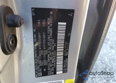 2015 Toyota Sienna Xle z USA, uszkodzony, nr VIN 5TDYK3DC3FS635402